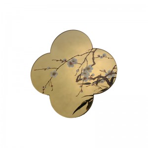 Cinese elettroplato in oro in acciaio inossidabile Zotye-Oggetti decorativi in acciaio inossidabile modellati in stile